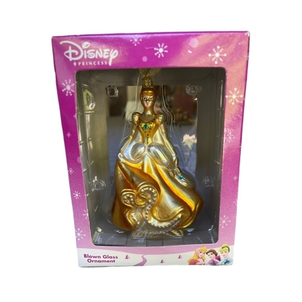 Disney Cinderella Blown Glass Ornament in Original Box